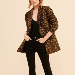 Leopard Neon Piped Blazer - For Love & Lemons